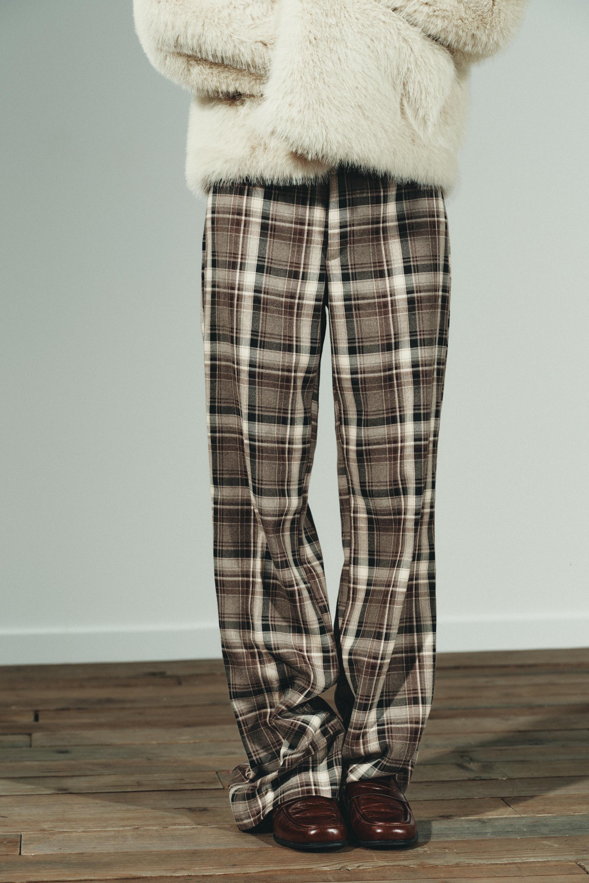 PLAID PANTS